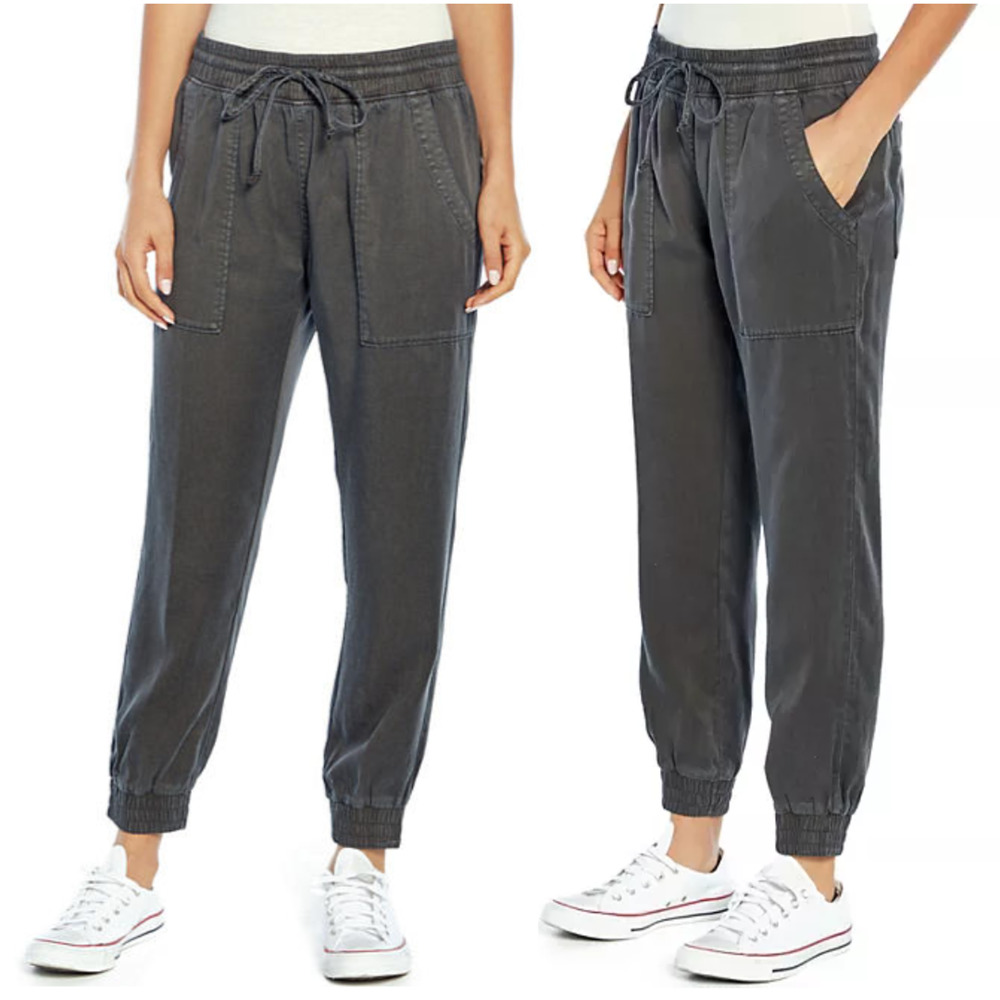 GAP Charcoal Gray Drawstring Jogger Pants
